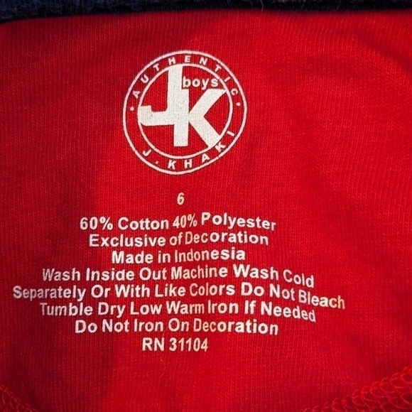 JK J. Khaki Sport Christmas Tree Applique Shirt 6 - Picture 4 of 4